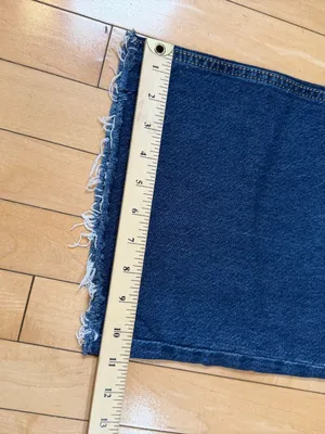 Mango MNG Wide Leg Classic Blue Denim Jeans Size 10 thumbnail 8