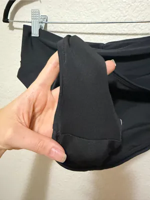 Aerie High Waisted Bikini Bottom Medium Black Swimwear thumbnail 4