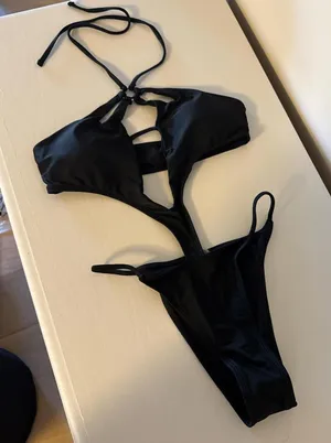 Source Unknown Unbranded Women's Black Bikinis-and-tankini-sets thumbnail 1