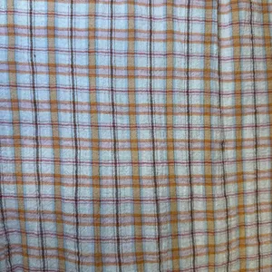 Maison Scotch The Cruise Collection Plaid Sleeveless Shirt‎ Dress Orange Brown L thumbnail 7