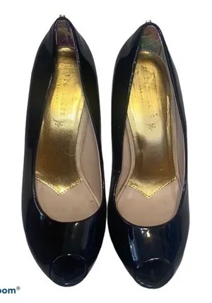 Ted baker black svana‎ 5 platform pumps women’s size 5.5 thumbnail 1