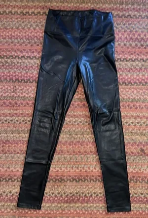 7 For All Mankind Vegan Faux Leather Leggings thumbnail 1