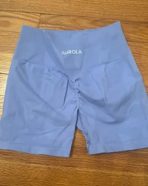 Aurola Biker Shorts Blue thumbnail 3