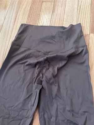 Offline By Aerie 7/8 Chocolate Brown Leggings Medium Earthy Minimalist Pilates thumbnail 5