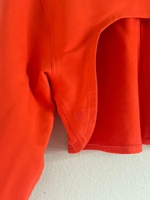 Lulu Townsend Lululemon Orange LA Reversible Mock Neck Sz 8 thumbnail 6