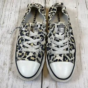 Converse Chuck Taylor All Star Shoreline Slip On Sneaker Leopard Size 9.5 thumbnail 5