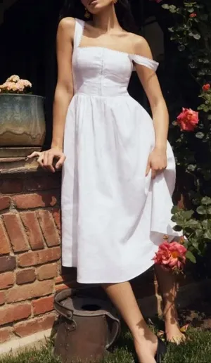 Reformation Tagliatelle Linen Dress thumbnail 1