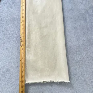 ZARA The Marine Straight High Rise Jeans Women 4 Beige Raw Hem Wide Leg Denim thumbnail 9