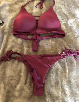 Deep purple swimsuit Size M thumbnail 1