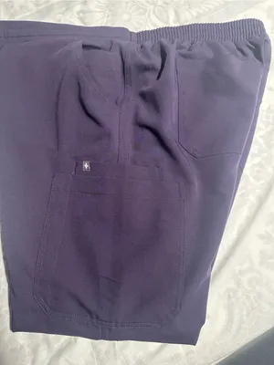 FIGS purple Medical women Scrub Pants with Drawstring size XL/P thumbnail 4