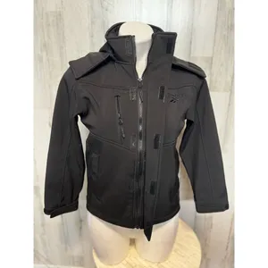 Reebok Black Softshell Jacket Women’s Small Hooded Zip-Up Athletic Outerwear thumbnail 9