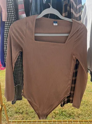 Old Navy Ribbed Bodysuit thumbnail 1