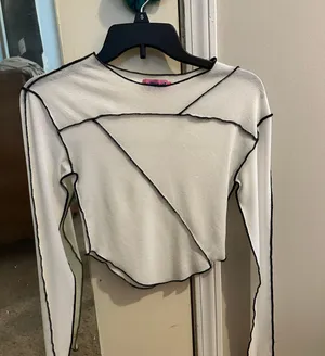 Long Sleeve Mesh Shirt thumbnail 1