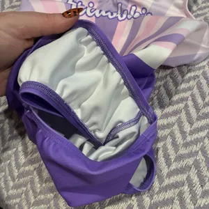 GK Girl Leotard Purple Colorblock Friendship Classic, Adult XS thumbnail 6