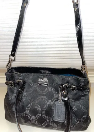 Designer Coach Bag- Madison Op Art Shoulder, Hand, CrossBody Bag no dust bag thumbnail 1