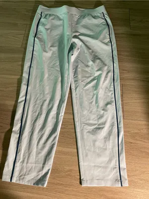 Women's Track Pants with Navy Side Tape Blue Size L thumbnail 1