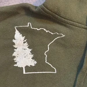 Oversized MINNESOTA Hoodie with hidden beer koozie pocket thumbnail 5