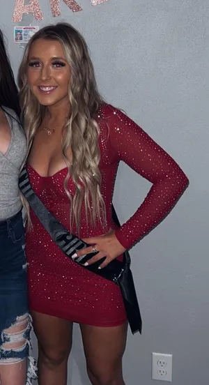 Long Sleeve Dress Red Size M thumbnail 2