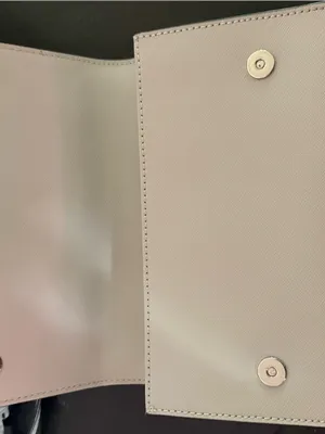 Michael Kors Cream Leather Crossbody Wallet thumbnail 7