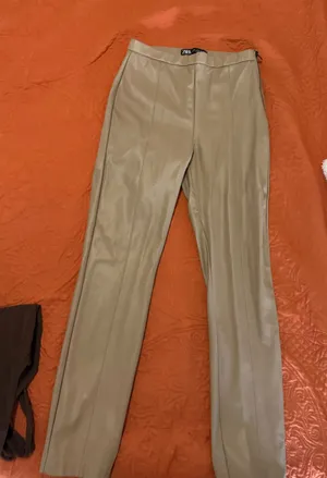 Zara leather pants thumbnail 1
