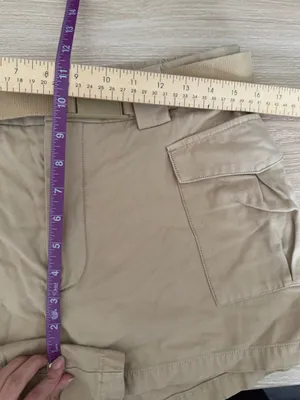Aritzia TNA Large Curtis Cargo Shorts Tan Neutral Utility Safari Outdoor Belt thumbnail 4