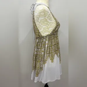 Free People Eloise Mini Dress – Boho Floral Festival Style | Size Large thumbnail 8