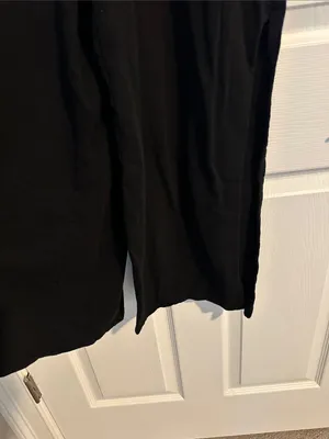 ASOS Black Midi jumpsuit with Knot Shoulder Straps thumbnail 3
