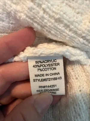 Jessica Simpson Cream Textured Open-Front Cardigan Size L thumbnail 8