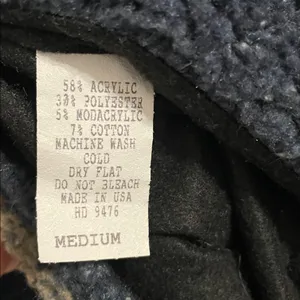 Chuck Roast Vintage Fleece Sherpa Reversible Sweater Jacket Deer Print Medium thumbnail 5