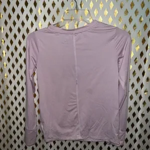 Athletic long sleeve shirt baby pink runway size M thumbnail 2