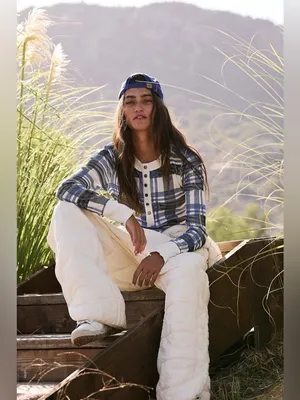 Free People Rally Printed Layer thumbnail 2