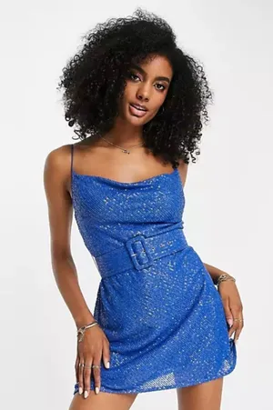 ASOS Petite Cowl Neck Dress thumbnail 1