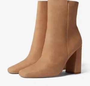 Steve Madden Women's Leather Boot Heels 8.5 thumbnail 1