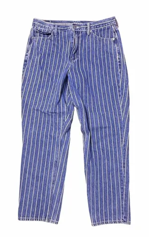 American Eagle Outfitters Mom Jean Vertical Stripes thumbnail 1