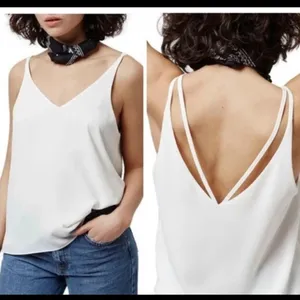 Topshop cream tank 4 thumbnail 2