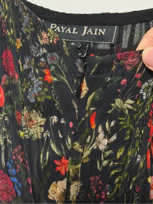 Anthropologie Floral Payal Jain Massima Maxi Dress Size Small thumbnail 7