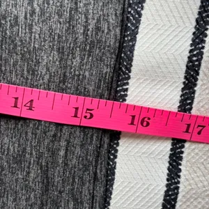 Aerie Women L Heather Gray White Lined Athletic Tank Top Workout Gym thumbnail 5