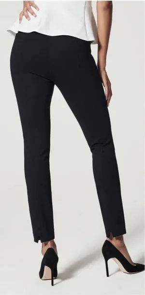 SPANX The Perfect Pant Ankle Backseam Skinny Black‎ Red Tag XL Workwear Casual thumbnail 1