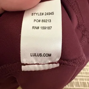 Lulus Angel in Disguise Burgundy Lace Skater Dress Size‎ Large thumbnail 10