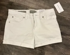 White Jean Shorts thumbnail 3