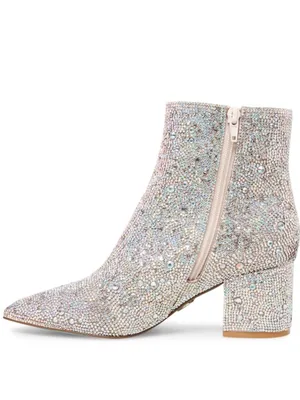 Betsey Johnson Sparkle Boots size 7 thumbnail 2