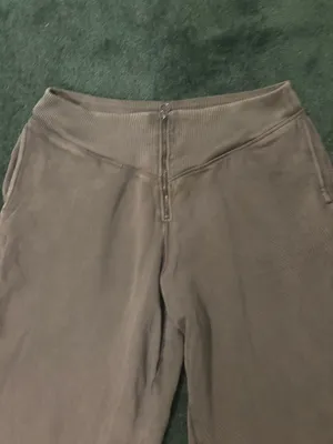 Aerie Green Jogger with Zipper thumbnail 2