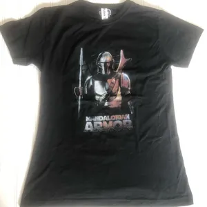 Mandalorian Graphic Women’s Black Short Sleeves Top thumbnail 3