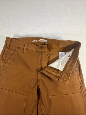 Carhartt Women’s Rugged Flex Relaxed Fit Double Front Work Pants Brown 8 Regular thumbnail 5