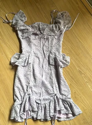 Majorelle Floral Lace Dress thumbnail 1