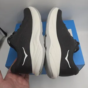 HOKA One One Rincon 4 Running Shoes Women’s 9 B Black White Sneakers 1155131 NEW thumbnail 9