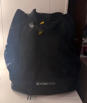 Beyond Yoga Black Drawstring Backpack Gym Bag thumbnail 1