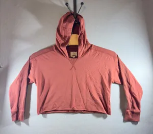 572 | OFFLINE by Aerie Cropped Hoodie Terracotta Long Sleeve Pullover Small‎ thumbnail 1
