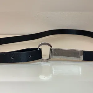 Vintage‎ Women’s Black Leather Belt Size 40” thumbnail 5