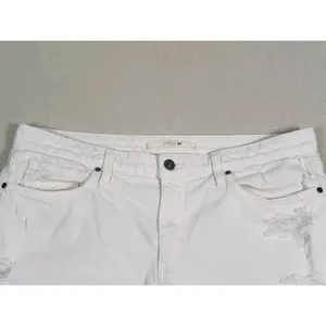 Joe’s Jeans Womens Azami Denim Midi Shorts Size 30 White Distressed Casual thumbnail 4